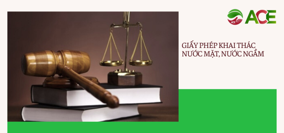 Giấy phép khai thác nước mặt